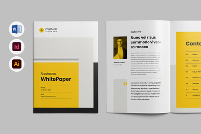 White Paper Template white paper brochure