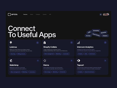 Integration solution, App Connect | Lazarev. animation buttons cards clean dashboard design fields inspiration interaction interactive interface motion graphics product design saas ui ux