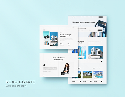 Real Estate Website Layout | UI/UX Design branding graphic design reat estate ui ux web design