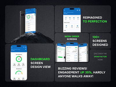 Mobile IT-Service Management - Design Showcase application design branding graphic design illustration mobile app ui ux ux design