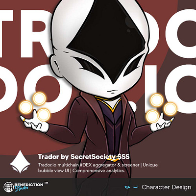 Project Character & Logo Trador.io character design character logo