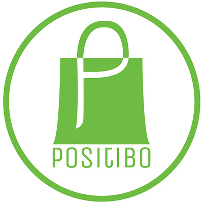 Positibo Online Store Logo branding graphic design logo