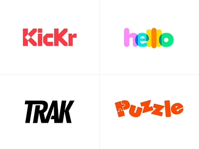 4 Wordmark Designs Part Three branding logo