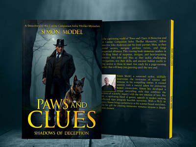 Paws and Clues book book art book cover book cover art book cover design book cover mockup book design cover art ebook ebook cover epic bookcovers graphic design hardcover kindle book cover murder book cover murder mystery mystery book cover paperback cover professional book cover thriller book cover
