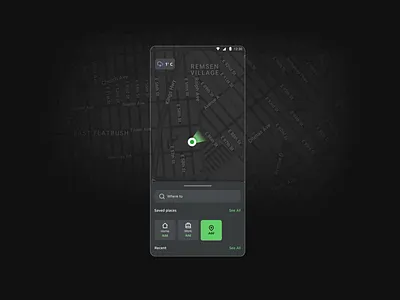 UI/UX Design for Navigation Application after effects animation app behance design figma graphic design mobile app motion design motion graphics navigation app ui ui animation ui ux ux