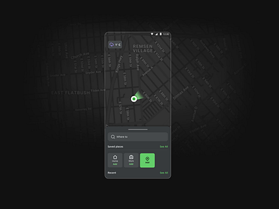 UI/UX Design for Navigation Application after effects animation app behance design figma graphic design mobile app motion design motion graphics navigation app ui ui animation ui ux ux