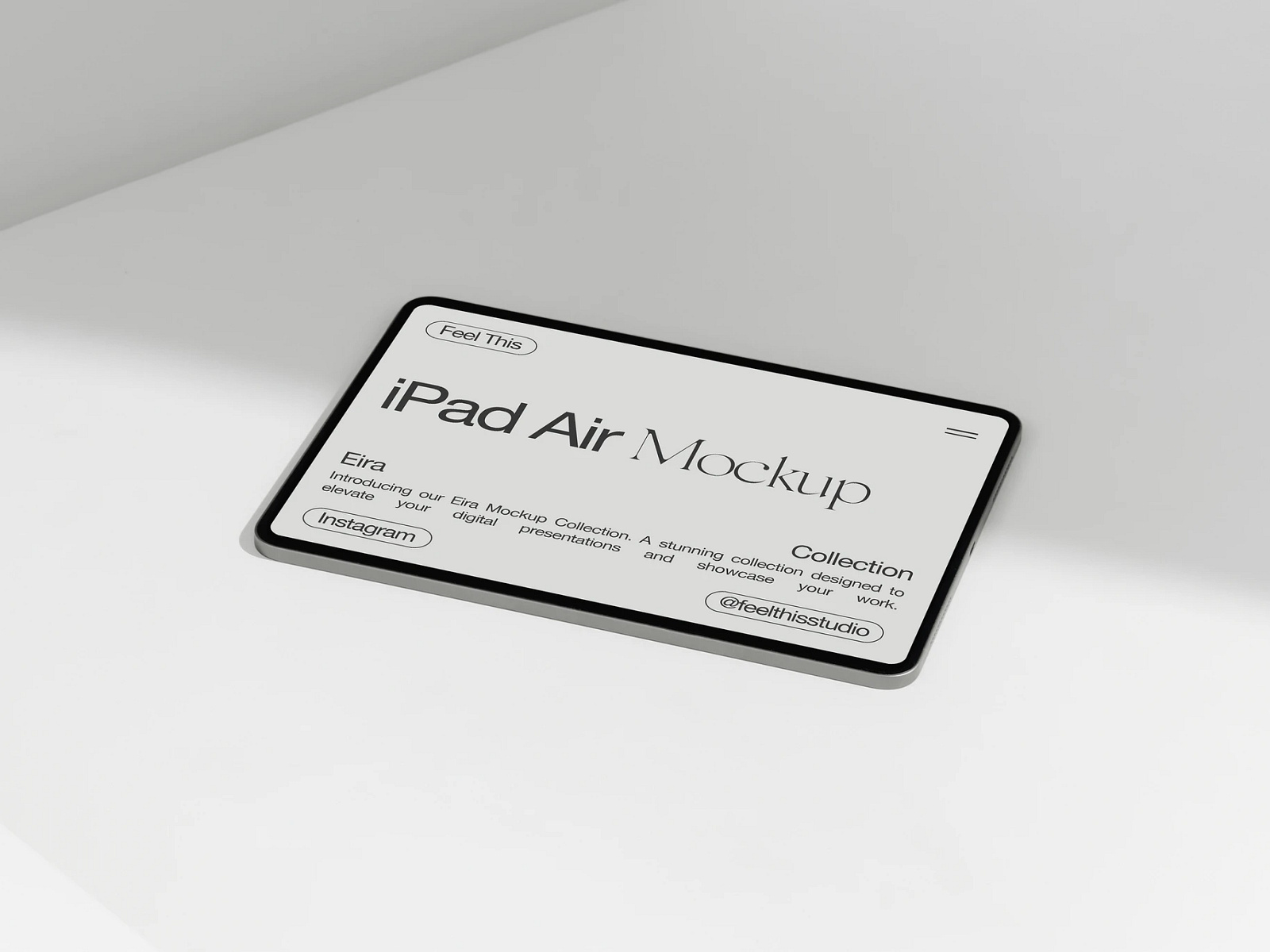 iPad Air Mockup by Feel This on Dribbble