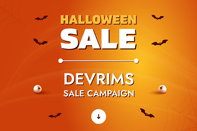 DEVRIMS - HALLOWEEN SALE CAMPAIGN 2023 branding graphic design logo