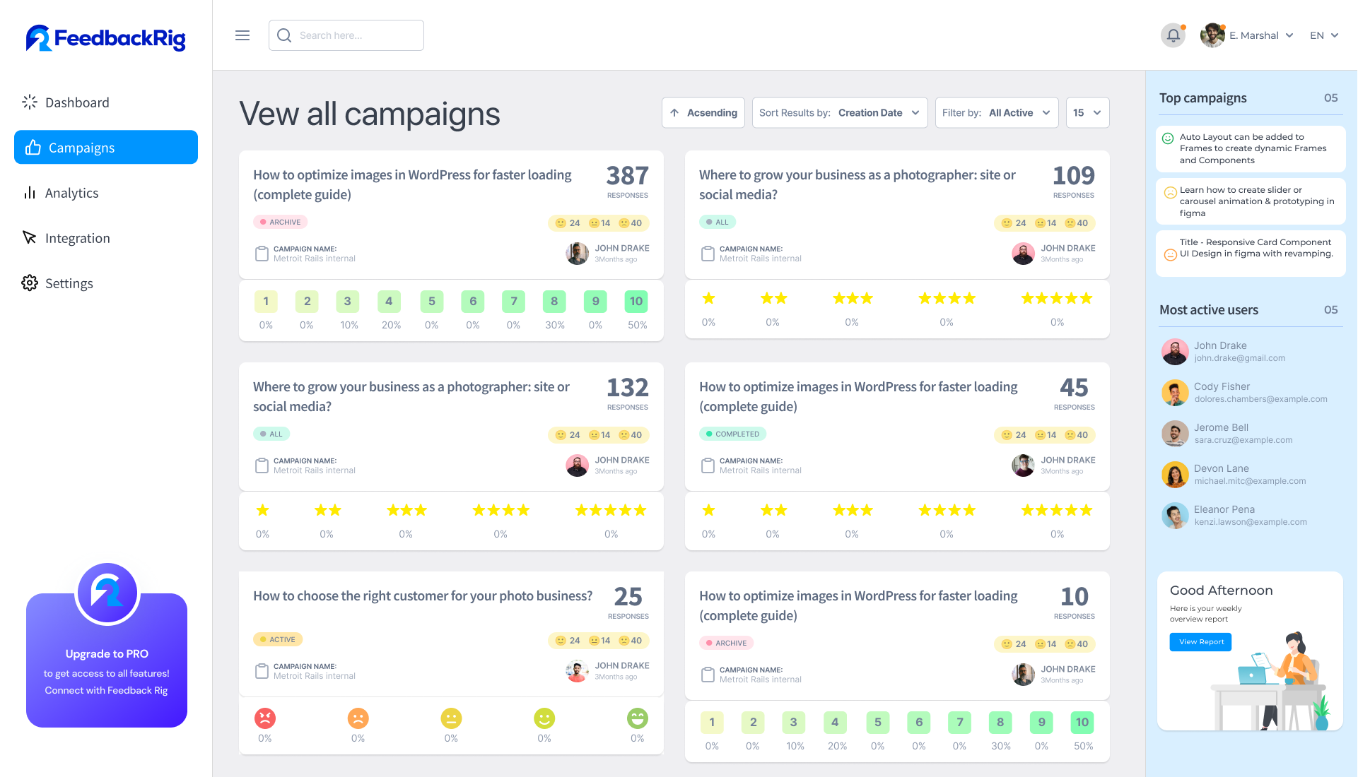 Feedback Campaign - Product design app branding dashboard figma graphic design motion graphics product design ui ui design uiux ux design visual design webapp