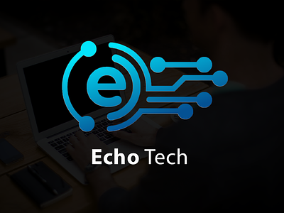 Echo Tech logo,Brand identity brand and identity branding echo tech logo logo branding logo design tech branding tech logo