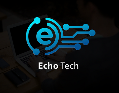 Echo Tech logo,Brand identity brand and identity branding echo tech logo logo branding logo design tech branding tech logo