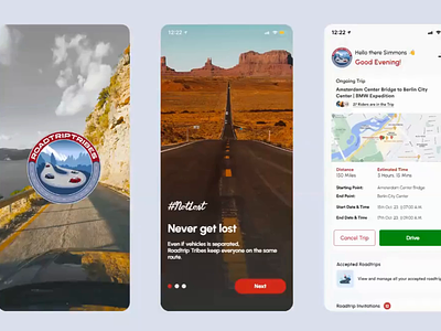 Road Trip - Tribes animation designoweb motion graphics ui