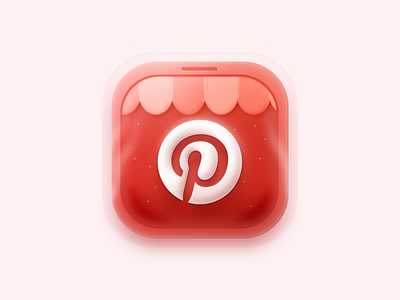 Day 20 - Pinterest 🍬 app design app icon branding gallery graphic design icon design icon set logo mood board online store pinterest premium icon set shop visual design