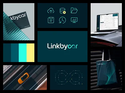 Linkbycar Case Study brand brand designer brand guidelines brand identity brand sign brandbook branding halo lab identity logo logo design logo designer logotype packaging startup visual identity