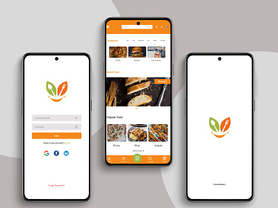 Food Application Design app design figma figma uiux food application design ui ux