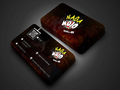 Naga mojo concept business card branding business card graphic design