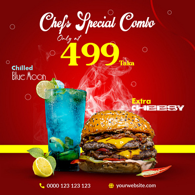 Chef's Special Combo. branding facebook marketing graphic design social media