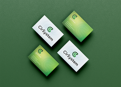 Cir System Business Cards brand branding dtp graphic design logo