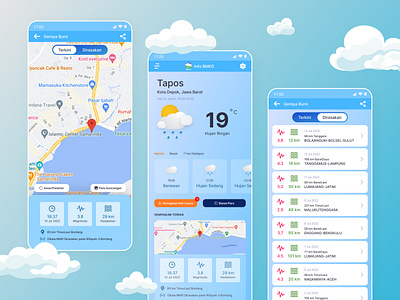 Redesign - Info BMKG App 2023 info bmkg mobile app redesign ui ui design