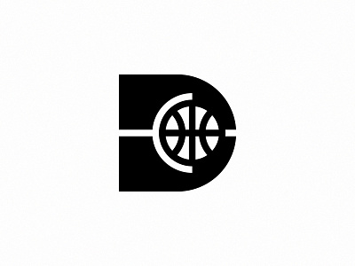 Letter D & BasketBall Logo basketball logo branding creative logo logo logo vector logocaptain studio logoground modern logo professional logo sport sport logo