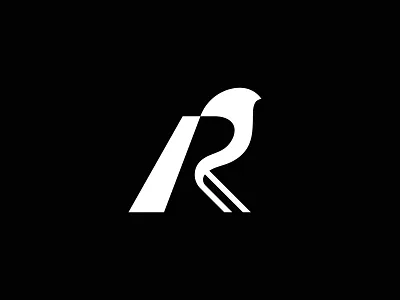 Letter R & Bird Logo bird branding creative logo letter r logo logocaptain studio logoground minimal modern logo professional logo startup logo symbol vector