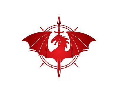 Dragon Sword branding design dragon graphic design logo sword