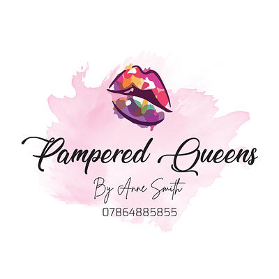 Pampered Queens Logo. branding graphic design logo