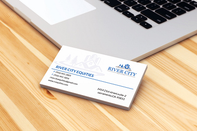 River City Equities. branding business card graphic design