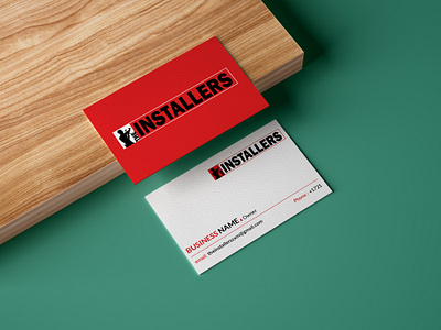 The Installers. branding business card graphic design