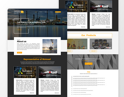 Global industrial oil company app app design arabic art brand identity branding design figma gas graphic design industrial oil industry logo oil and gas oman ui ux web design website