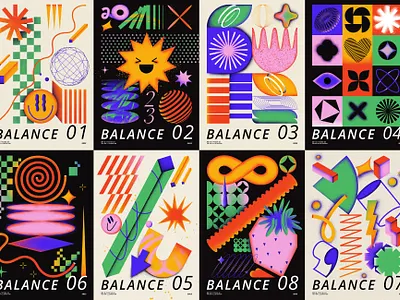 Geometric posters art art print colorful contemporary digital art geometric shapes graphic design illustration pattern posters wallpaper y2k