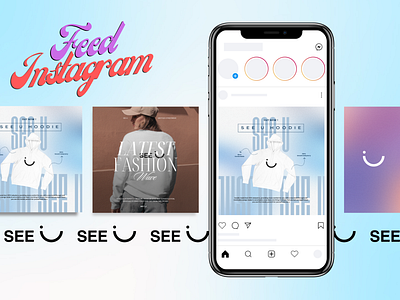 See U - Feed Instagram 3d animation branding design feed graphic design grunge instagram logo streetwear ui