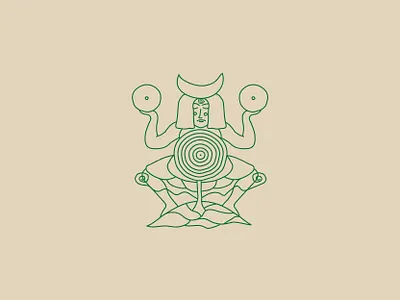 We follow the Earth branding classic conection design earth illustration land life logo nature plants spiral spiritual universe vector woman