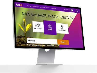 FedEX | Website Home page | Ui Design brand design design grapic ui product design ui design uiux design user interface userinterface design ux design website design website home page