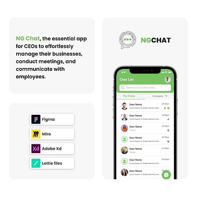 Chatting Mobile App Design app design ios ui user interface design ux
