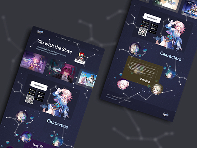 Design concept for the game Honkai: Star Rail design design concept game graphic design honkai star star rail ui ux