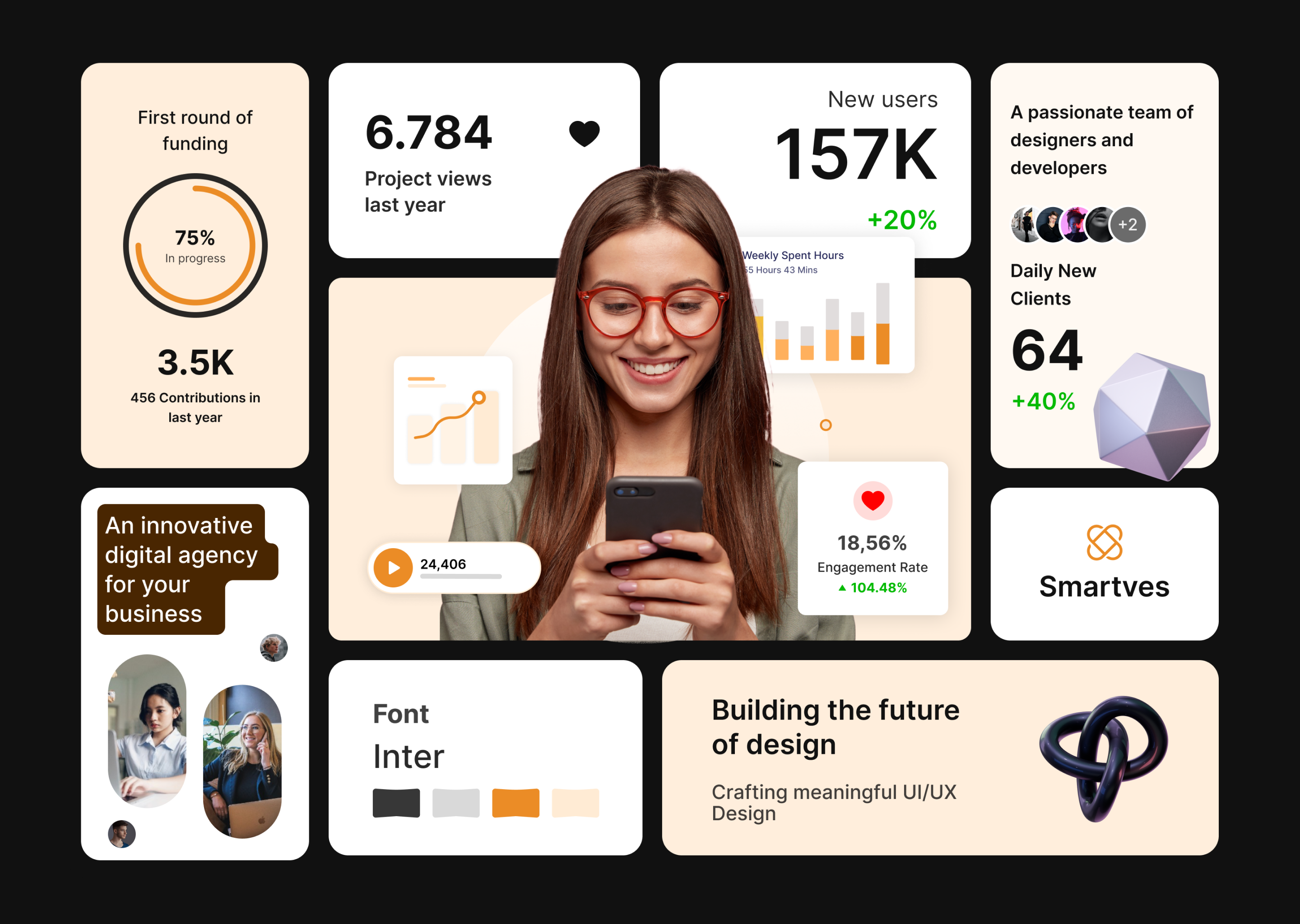 Bento Grid Design bento bentobox branding design figma grid logo marketing ui uiux ux web webdesign wireframing
