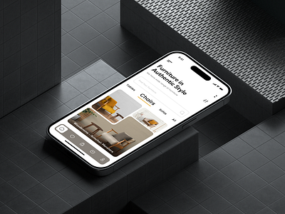 Furnithec - Furniture Application app app mobile application chairs classic decorate dekorasi desain design design app figma furniture mobile mobile app mobile ui mobiledesign tables ui ui design