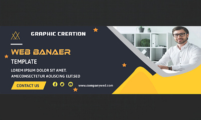 BANAER DESIGN abode illustration banaer design branding brochur design business card designer graphic design id card logo