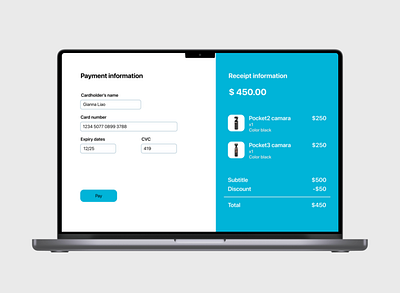 Daily UI Challenge: Credit Card Checkout graphic design ui