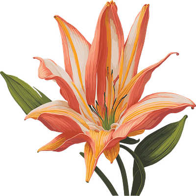 Lily Flower Realistic 3d abstract art aesthetic aesthetic print aesthetic printable aesthetic wall art artist branding design graphic design illustration logo motion graphics realistic ui