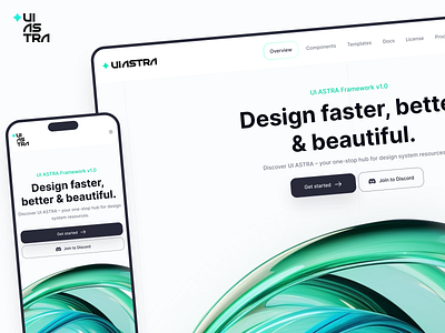 Minimalist header - UI ASTRA 3d app appdesign branding design framework graphic design illustration interfacedesign logo responsive ui ux