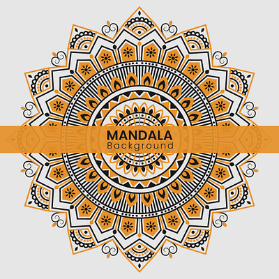Mandala background design. art background creative design digital graphic design illustration mandala modern pattern seamless vector