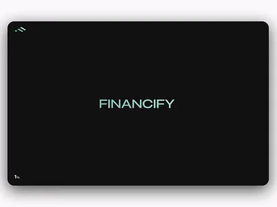 Financify / Landing page