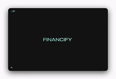 Financify / Landing page