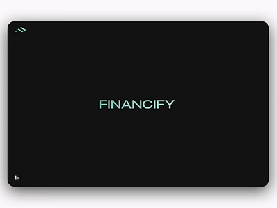 Financify / Landing page