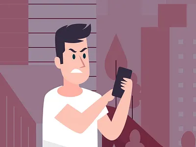 2D Animation for Meditation App Promo 2d 2d animation after effects animation app call to action download meditation mobile app motion motion design promo promotion social media