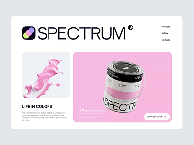 Daily UI #003 - Landing page 3d animation brand colors design figma interactive landing landing page logo motion motion graphics product prototype ui ui deign ux