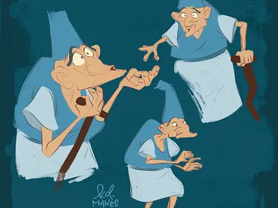 Disember 17 Emperor's New Groove animation beware book challenge character children december disney drawing emperor groove illustration kid lit procreate sketch texture