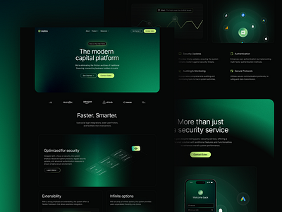 Astra - SaaS Landing Page Template figma landing page figma template landing page template saas saas landing page ui ui design web design web template